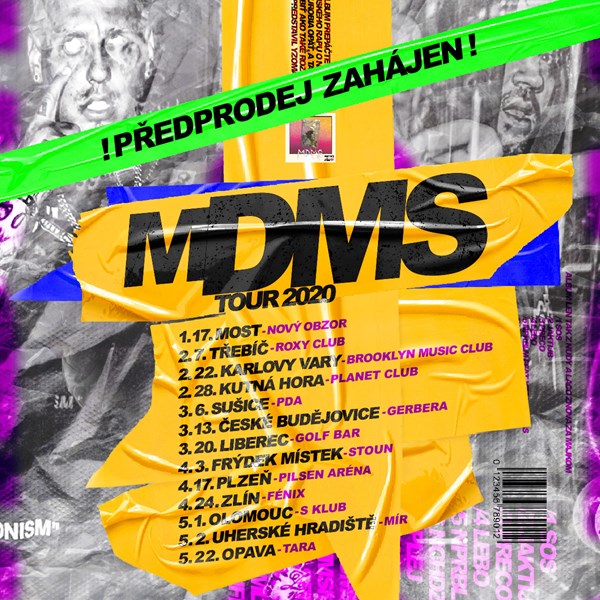 MDMS TOUR 2020 Separ, Dame, Smart Music Club Tara Střelnice Opava