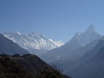 Sama na treku do základního táboru Everestu / V. Marčíková