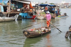 Mekong, delta. Co v deltě navštívit, život v deltě/Zdeněk P.