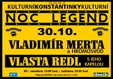 NOC LEGEND - Vladimír MERTA + Vlasta REDL s Jeho kapelou