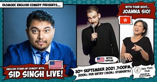 Olomouc English Comedy Presents Sid Singh LIVE!