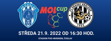 2. kolo MOL Cupu: FK Čáslav - FC Hradec Králové