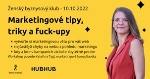 Marketingové tipy, triky a fuck-upy - Ženský byznysový klub