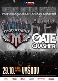 Motorband a GATE Crasher ve Vyškově | TOTO TOUR