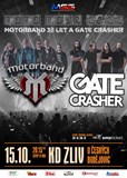 Motorband a GATE Crasher ve Zlivu u Č. Budějovic