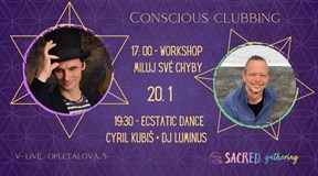 Ecstatic Dance s DJ Luminus a Cyrilem Kubišem