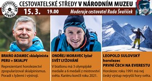 Cestovatelské středy v NM: Adamec, Moravec, Sulovský