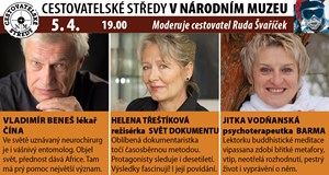 Cestovatelské středy v NM : Beneš, Třeštíková, Vodňanská