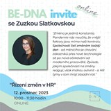 BE-DNA Invite - "Řízení změn v HR"