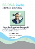 BE-DNA Invite - Psychologické bezpečí