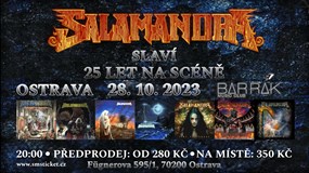 Salamandra 25let na scéně! +Speciální hosté 