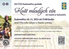 Košt mladých vín Sudoměřice 2023