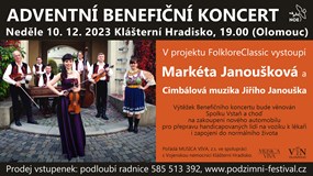 Adventní benefiční koncert - M. Janoušková a cimbál. muzika