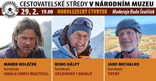 Cestovatelské středy v NM: Horolezecký čtvrtek Holeček atd. 