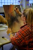 ART večer - Namaluj si vlastní abtraktní obraz
