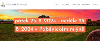 Spolufest v Paběnickém mlýně