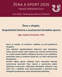 Žena a sport 2025 - "Nové perspektivy"