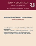 Žena a sport 2025 - "Nové perspektivy"