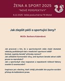 Žena a sport 2025 - "Nové perspektivy"