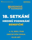 18. setkání Hrdinů podnikání - Benefiční