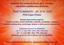 2. ročník zážitkového festivalu ŽIVOT V RADOSTI