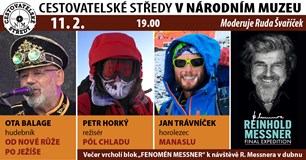 Cestovatelské středy v NM: Balage, Horký, Trávníček