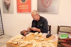 Výroba štípané holubičky