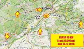 Policejní pochod údolím Českých králů