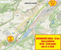 Policejní pochod údolím Českých králů