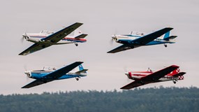 Letecký den 80. let letiště Rakovník