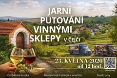 Jarní putování vinnými sklepy v Čejči 2026