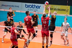 Čtvrtfinále ČEZ extraligy mužů: Volejbal Brno - Lvi Praha