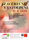 Závěrečné vystoupení tanečních a dramatických kroužků