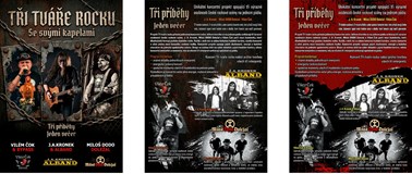 TŘI TVÁŘE ROCKU - Alband, Čok, Doležal
