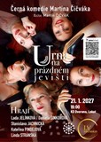 Urna na prázdném jevišti