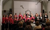 Tři sbory v zahradě muzea