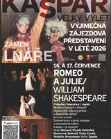 Divadelní představení ROMEO a JULIE na zámku Lnáře