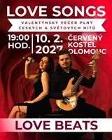 Love Beats - Love Songs a Valentýnský večer v Olomouci