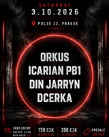 Pulse Techno w/ Orkus, Icarian PB1, Din Jarryn & Dcerka
