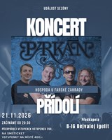 Parkán - koncert v Přídolí v Hospodě u Farské zahrady
