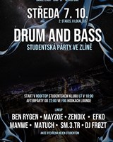 Drum and Bass studentská párty ve Zlíně