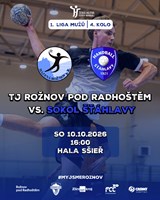 Házená: TJ Rožnov p. Radhoštěm - Sokol Šťáhlavy 