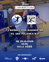 Házená: TJ Rožnov pod Radhoštěm vs SKH Polanka n. O.