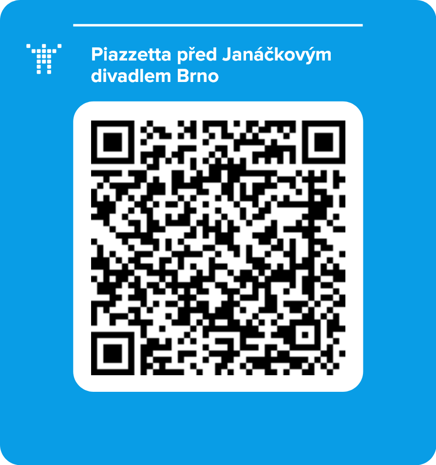 Piazzetta před Janáčkovým divadlem Brno