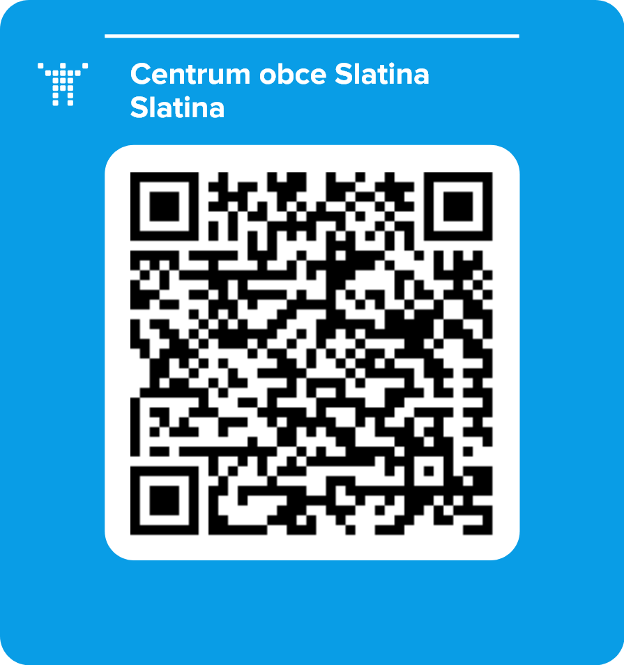 Centrum obce Slatina Slatina