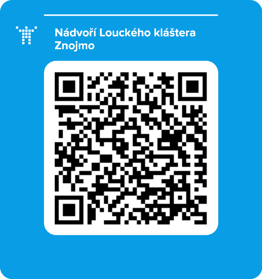 Nádvoří Louckého kláštera Znojmo