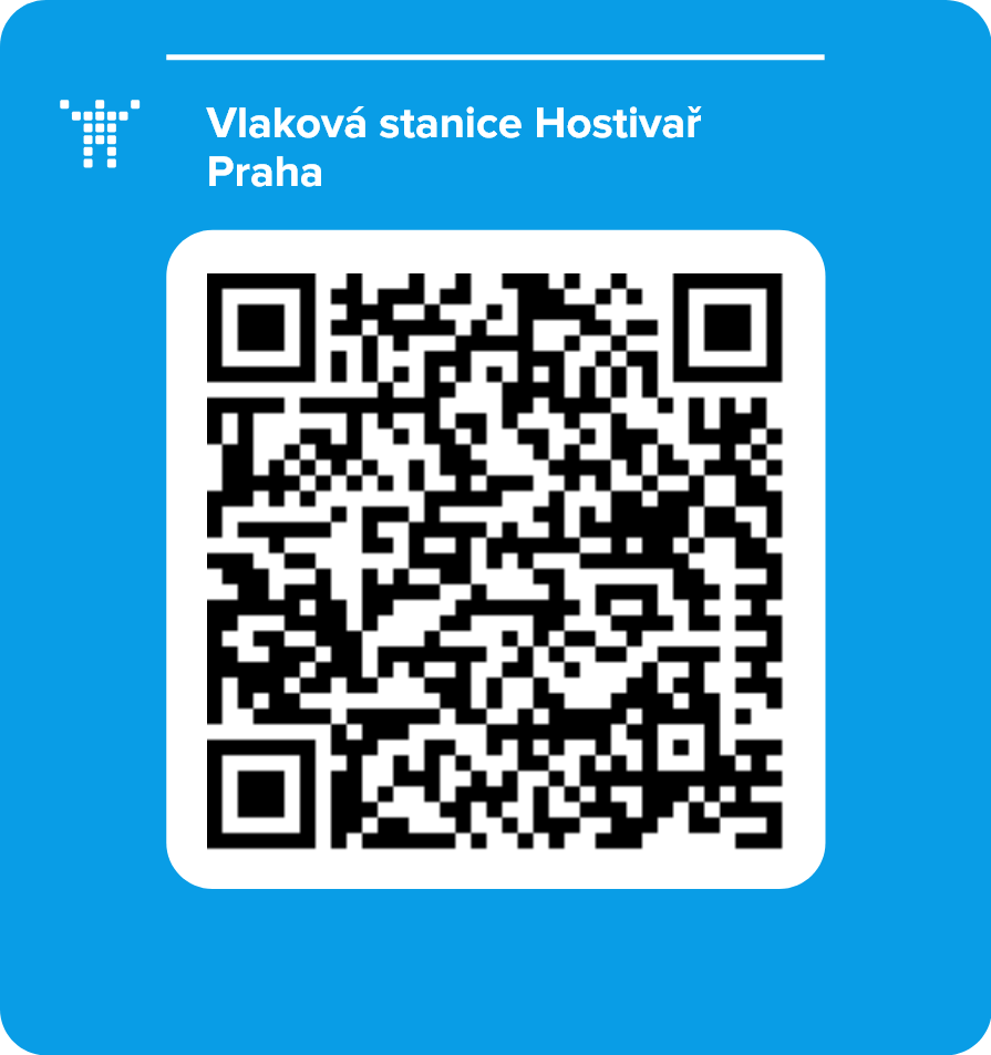 Vlaková stanice Hostivař Praha