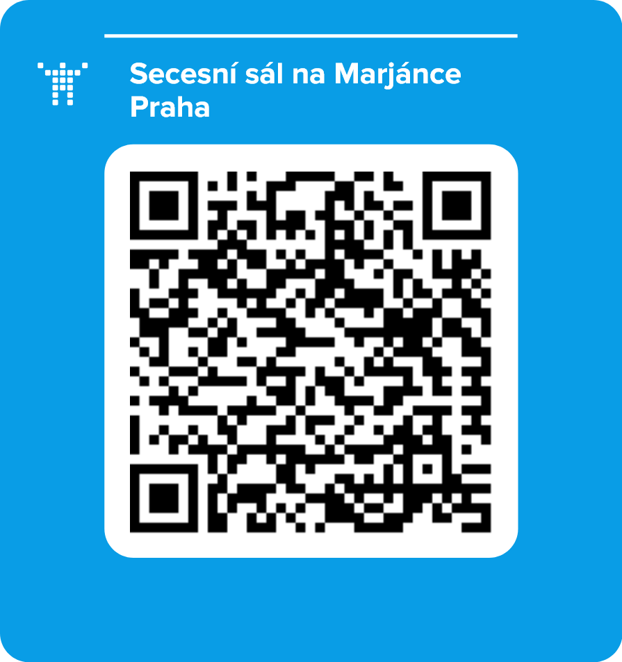 Secesní sál na Marjánce Praha