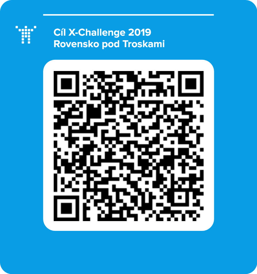Cíl X-Challenge 2019 Rovensko pod Troskami