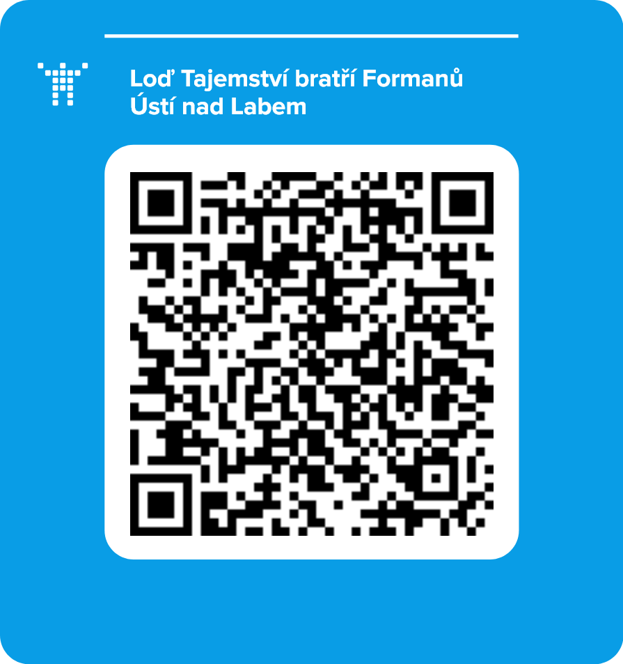 Loď Tajemství bratří Formanů Ústí nad Labem